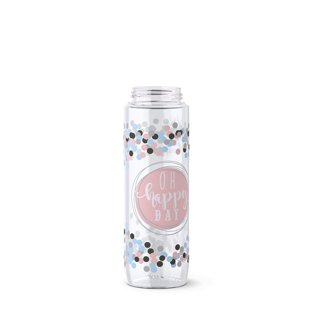 Drink2Go Tritan Trinkflasche, Motiv: Happy Day