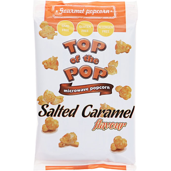 Microwellen Popcorn Salty Caramel, 100 g von Top of the pop