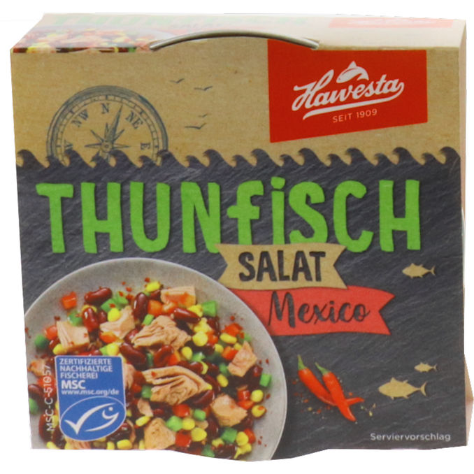 Thunfischsalat Mexiko, 160g von Hawesta