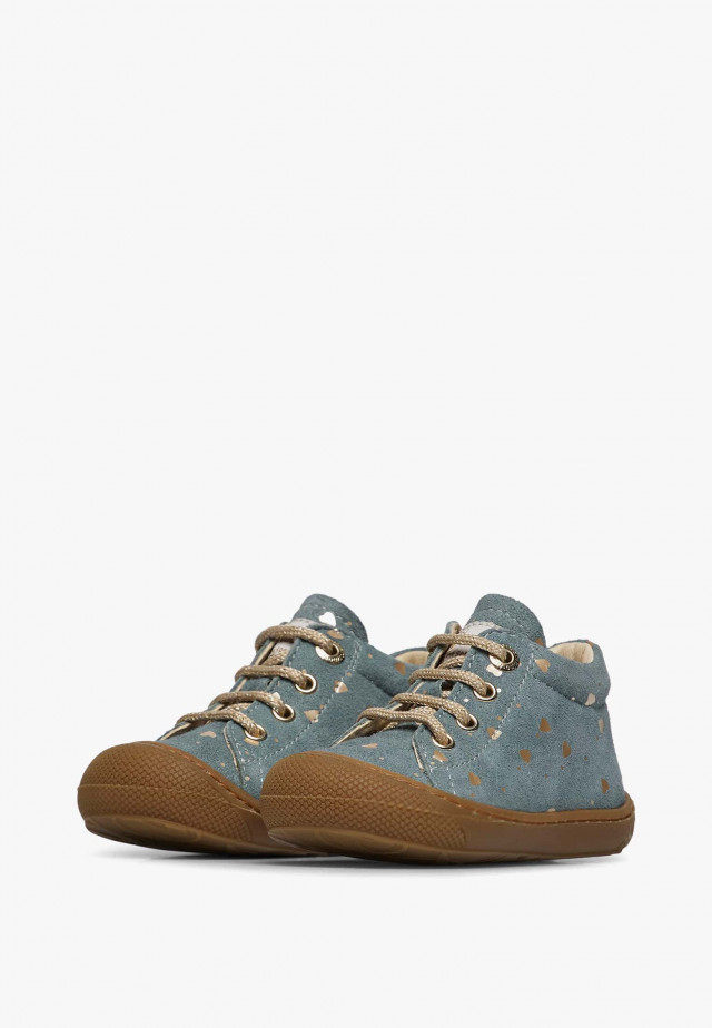 NATURINO COCOONLauflernschuhe aus Veloursleder, Salbei