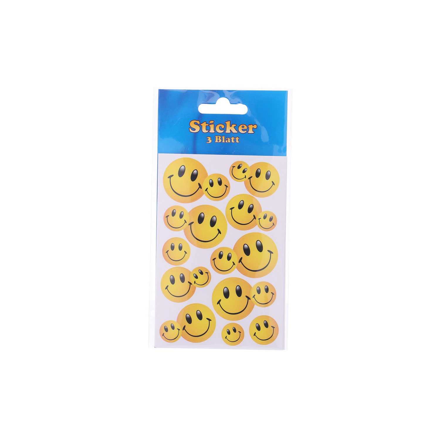 Herma Sticker Smiley 8,5 x 16 cm 3 Blatt 6fach
