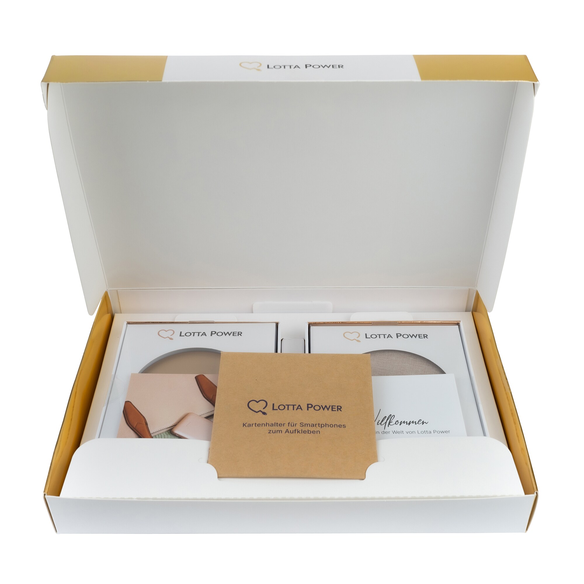 Lotta Power POWERBANKS Geschenke-Box Gold SPECIAL EDITION