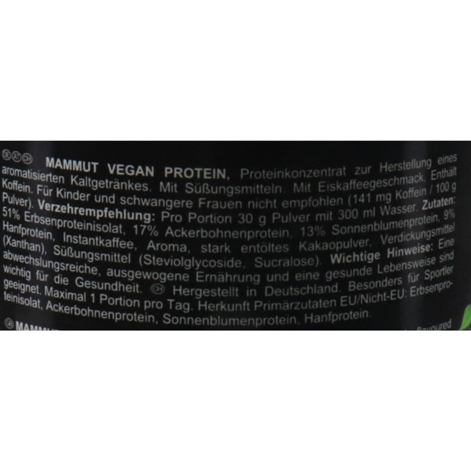 Vegan Protein Iced Coffee , 460g von Best Body Nutrition