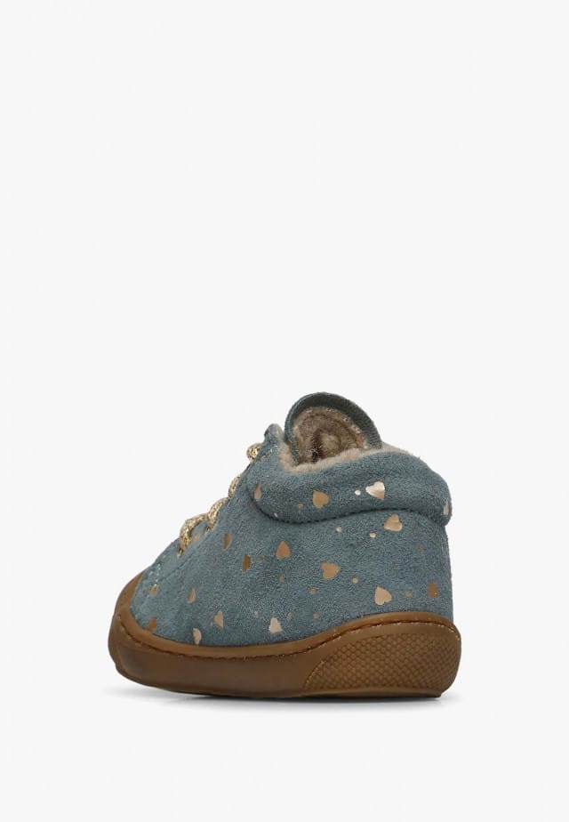 NATURINO COCOONLauflernschuhe aus Veloursleder, Salbei
