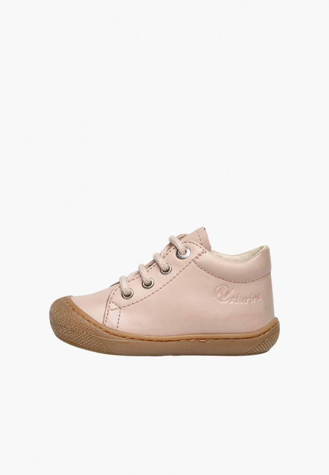 NATURINO COCOONLauflernschuhe aus Nappaleder, Puderrosa