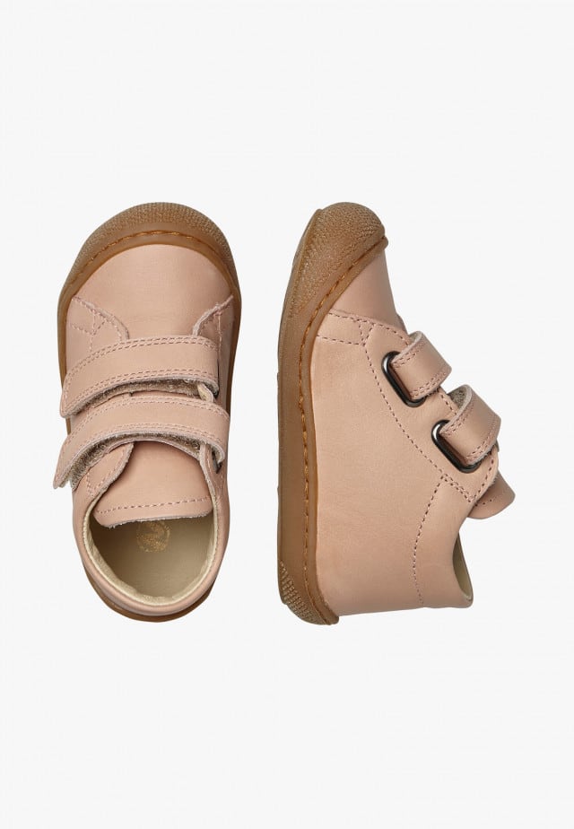 NATURINO COCOON VLLauflernschuhe aus Nappaleder, Puderrosa