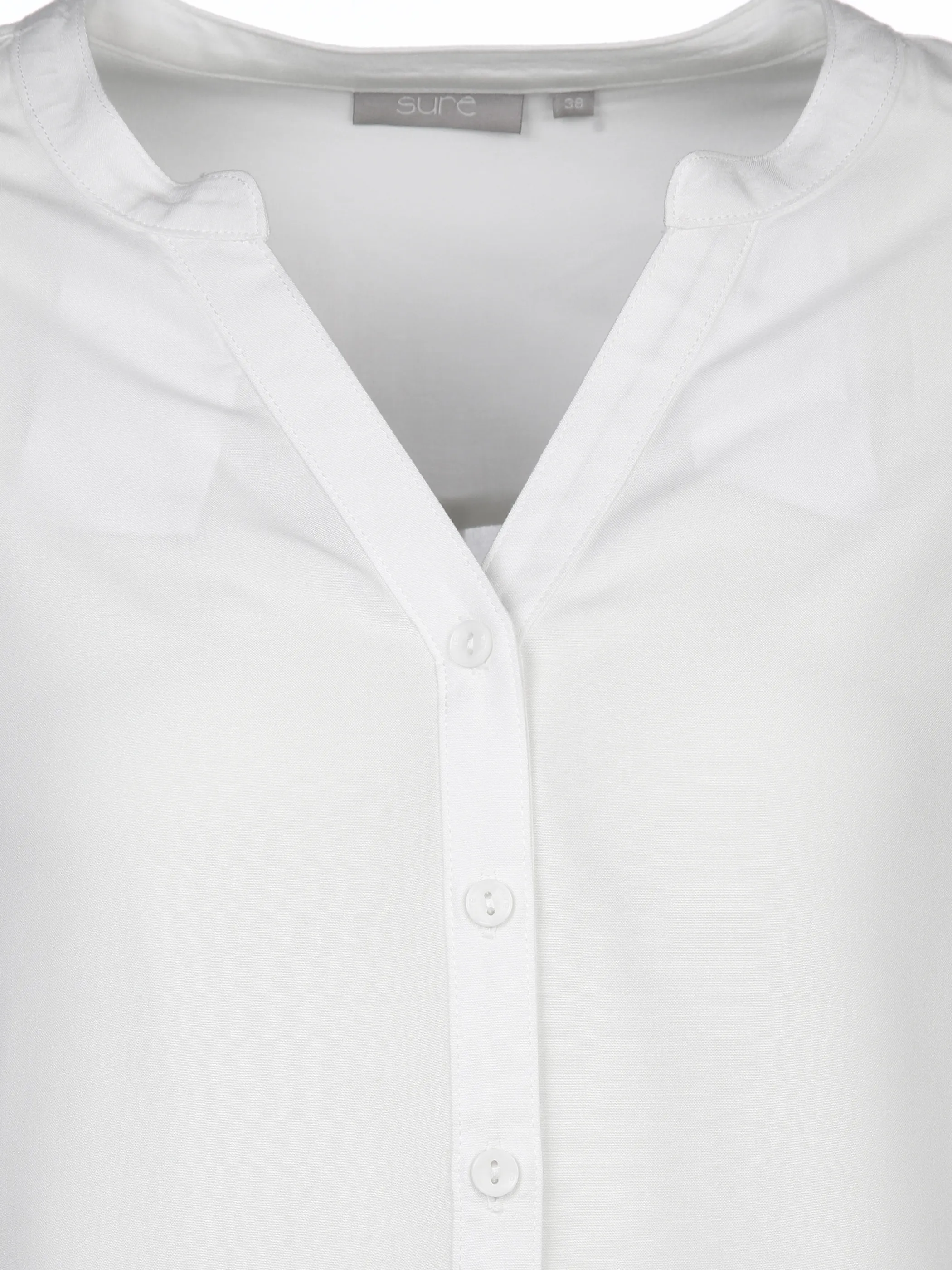 Damen Schlupfbluse unifarben