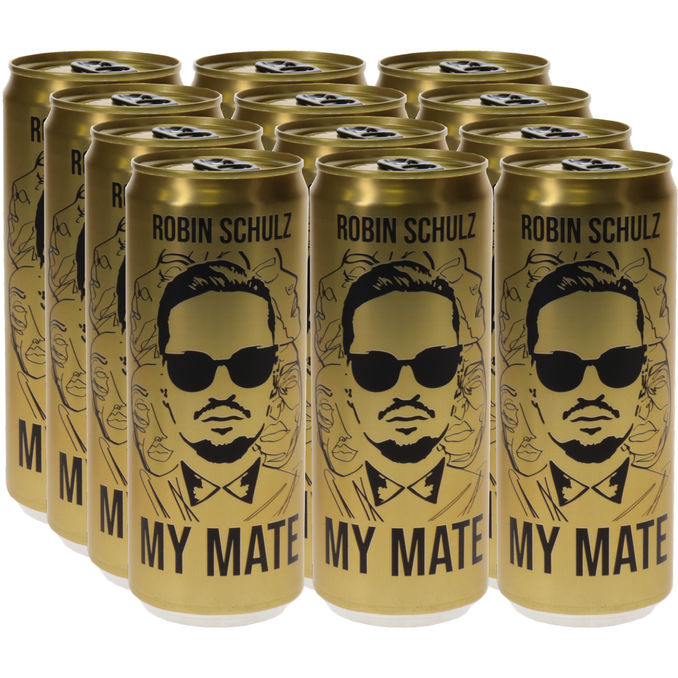 Mate Erfrischungsgetränk Robin Schulz, 12er Pack (EINWEG) zzgl. Pfand, 12x 330ml von My Mate