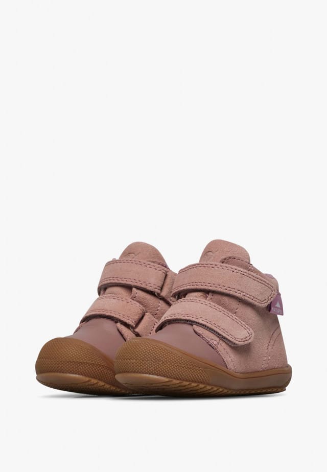 NATURINO LEOTI 3 WP VL.Stiefeletten aus Leder und Veloursleder, Rosa
