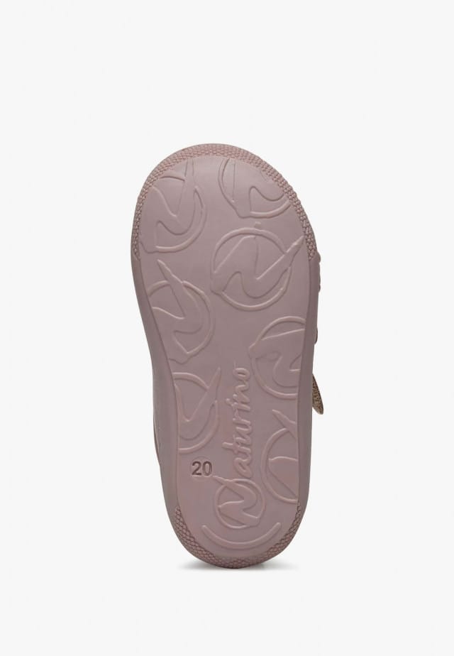 NATURINO COCOON VLLauflernschuhe aus Nappaleder, Altrosa
