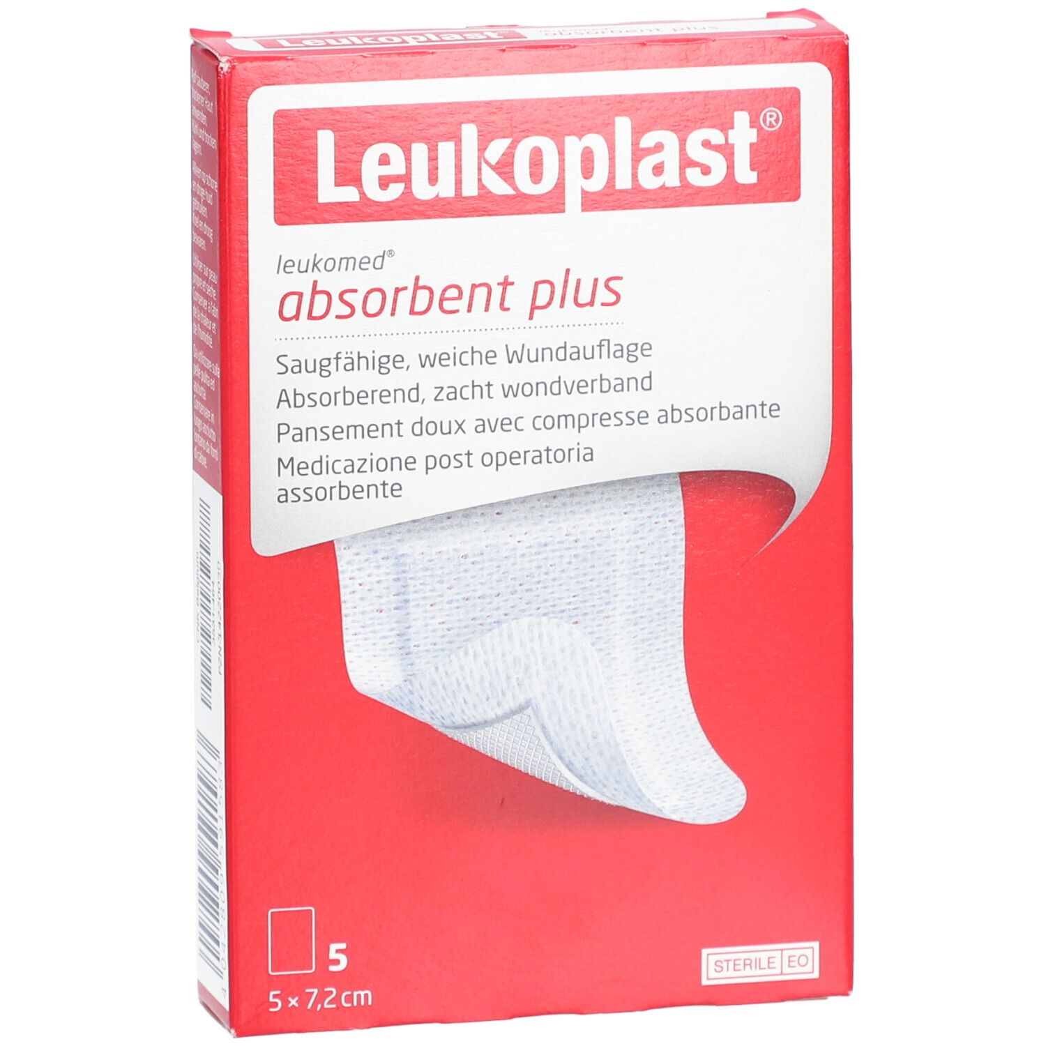 Leukoplast® Leukomed® absorbent plus 5 x 7,2 cm