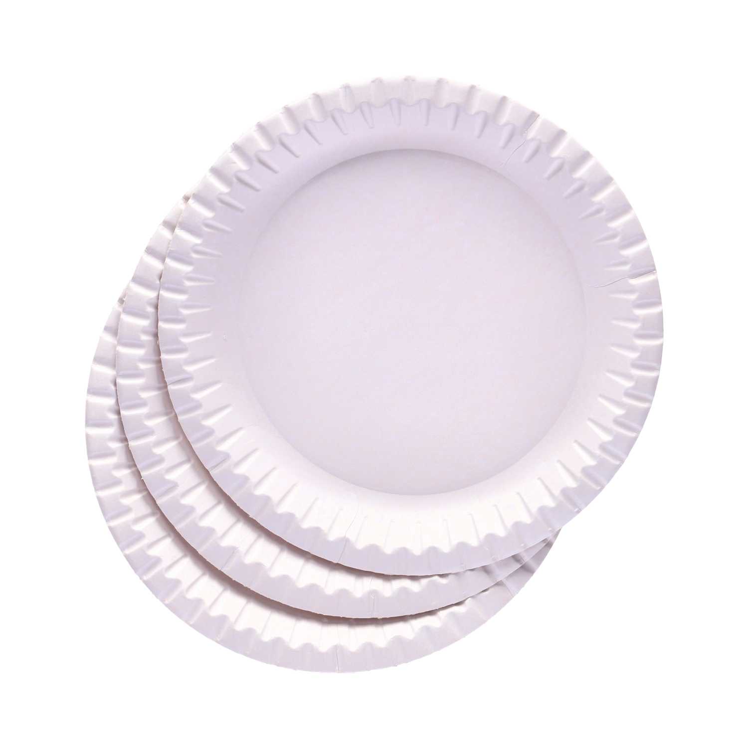 Heku Pappteller kompostierbar Ø 23 cm weiß 20er