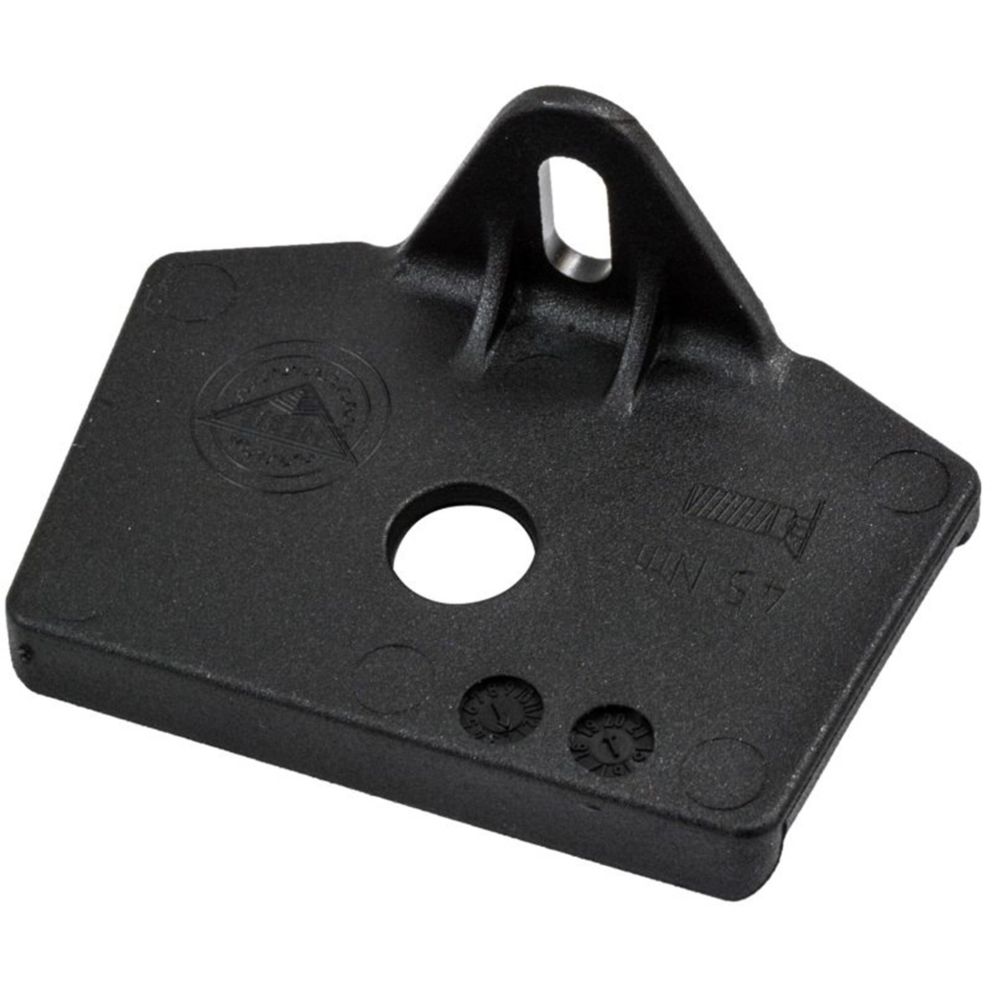 Hebie GFK Adapterplatte für Mittelbauständer Fahrradständer Montage Adapter Ständer Ständerplatte Platte universal