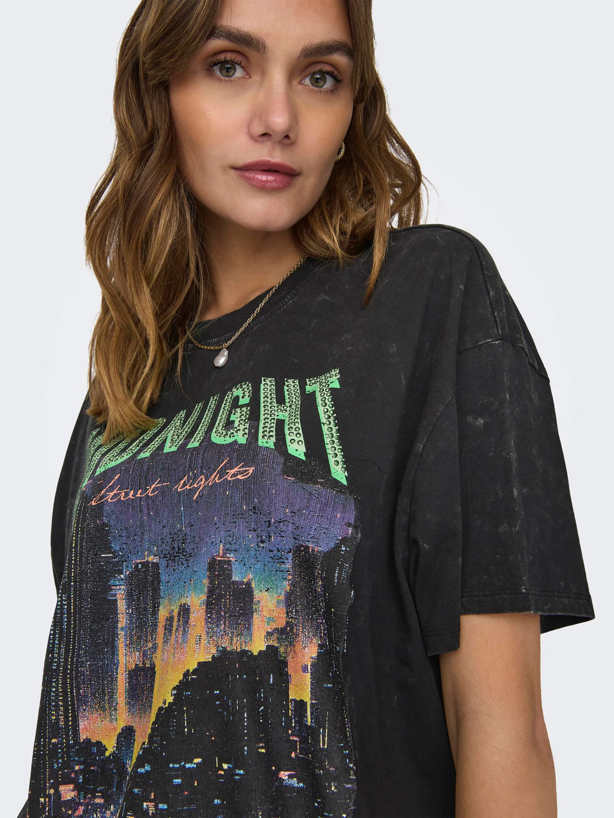 Only ONLLUCCA LIFE S/S NIG Shirt
