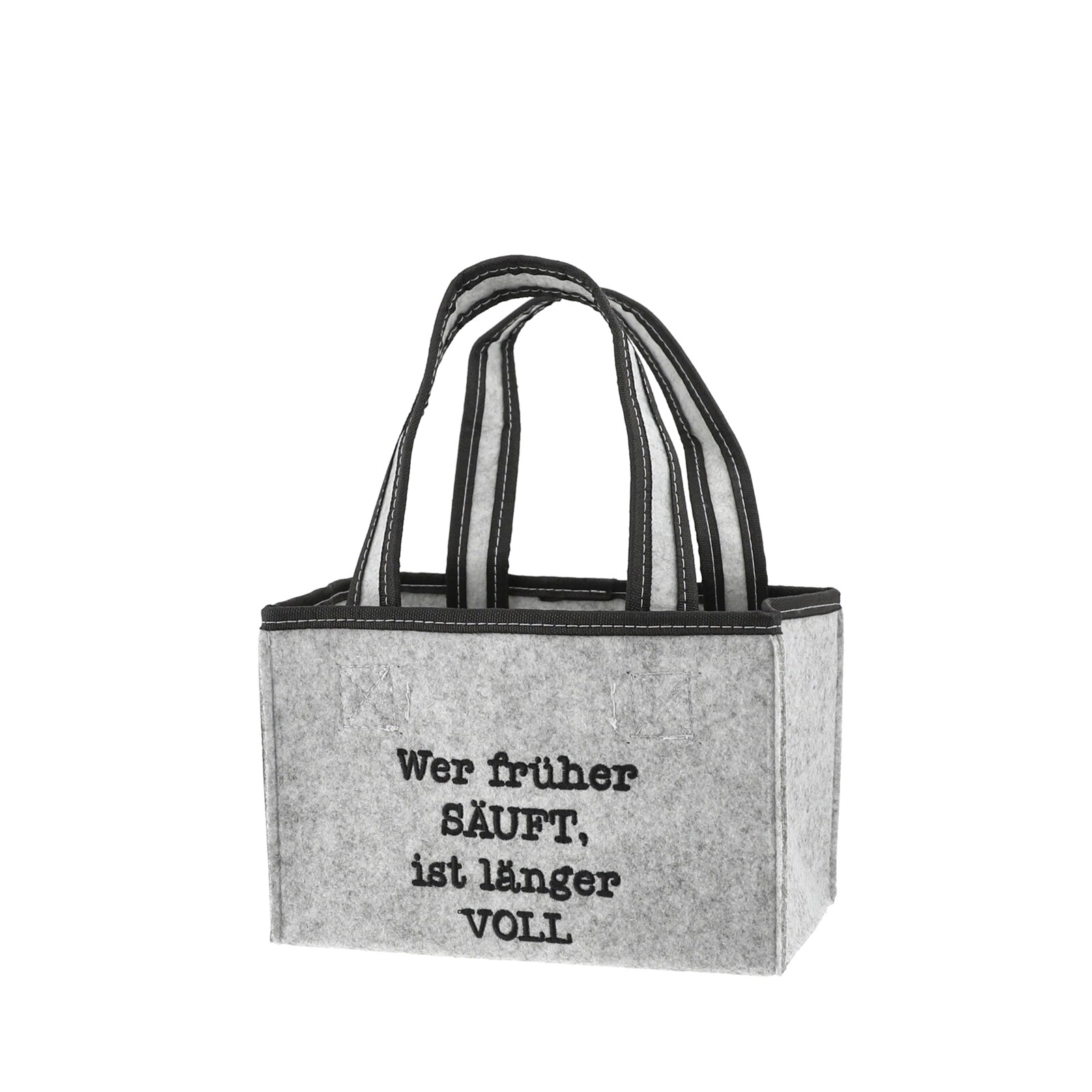 HTI-Living Flaschentasche mit lustigem Spruch 