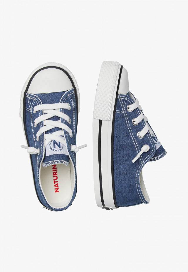 NATURINO AYASY.Sneakers aus Stoff, Blau