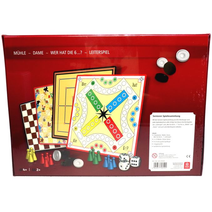 Spielesammlung, 4 Brettpiele von Ass