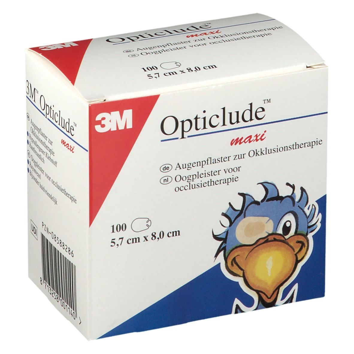 3M™ Opticlude™ Standard Hautfarben maxi