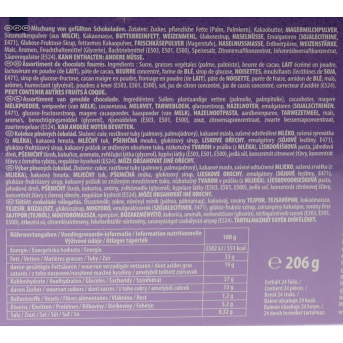 Milka Favorites Adventskalender , 206g von Milka