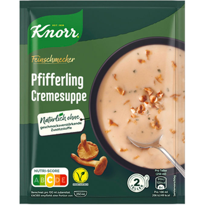 Pfifferling Cremesuppe, 56g von Knorr