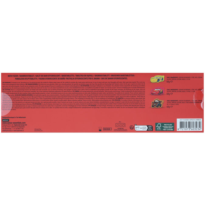 Disney Cars Geschenk-Set Badetabletten, 3 x 60g von Disney