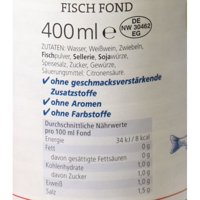Fisch-Fond, 400ml von MENZI