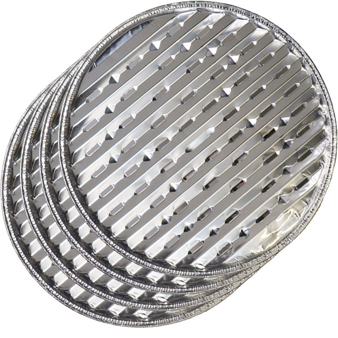 Alu-Grillpfannen, 4er Set, 4 Sück, 34cm von Dehner