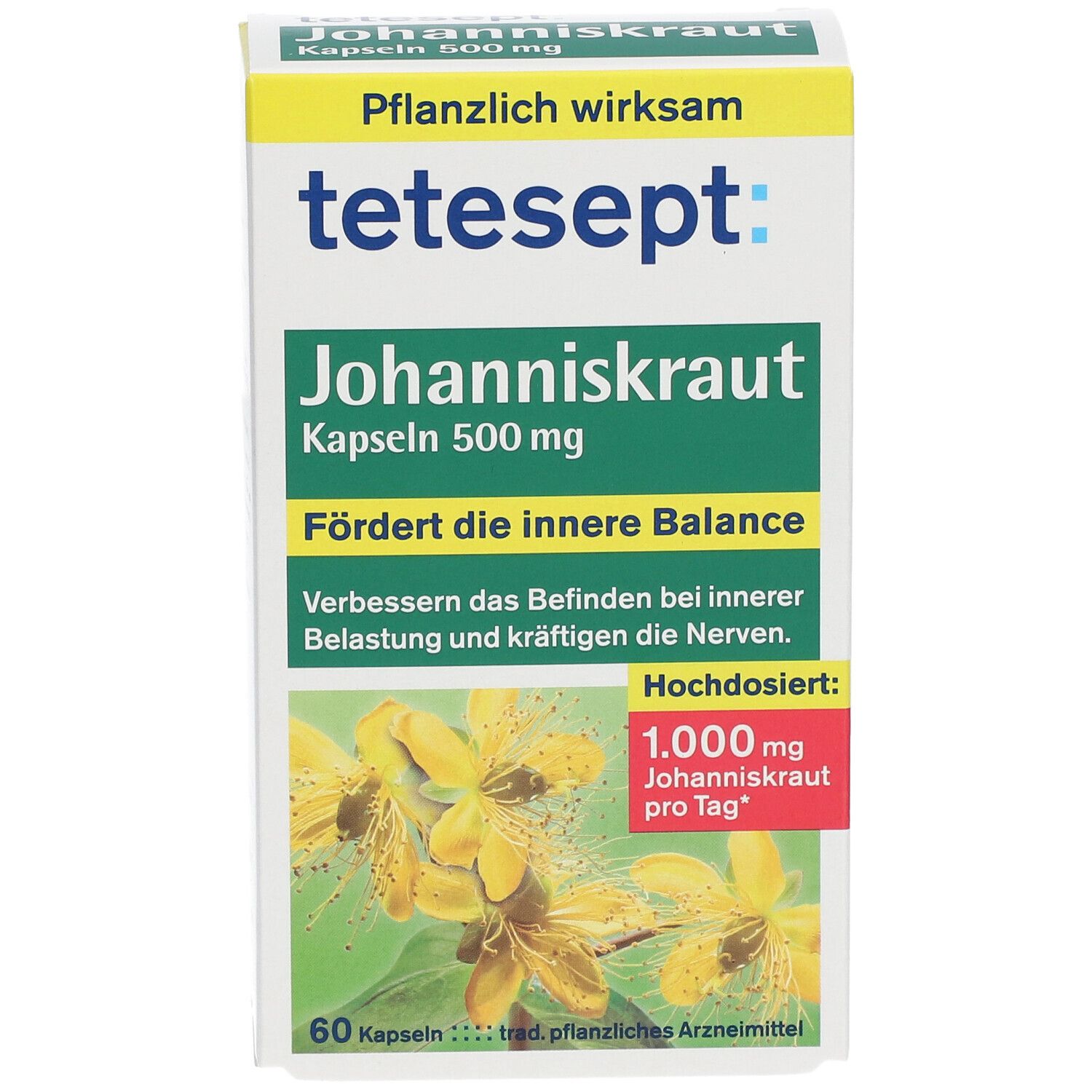 tetesept® Johanniskraut Kapseln 500 mg