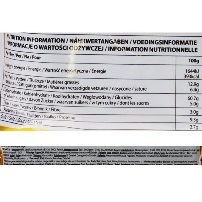 Instantnudeln Hot Chicken Curry, 10er Pack, 10x 140g von Samyang