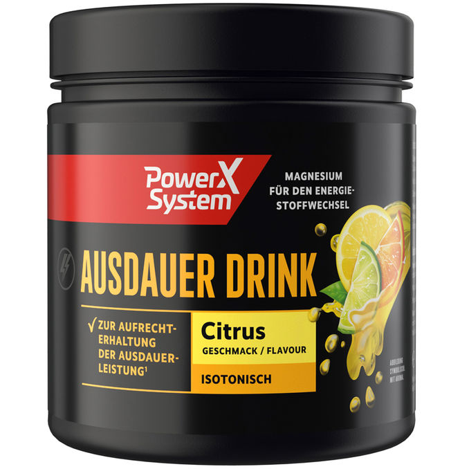 Ausdauer Drink Citrus, 400g von Power System