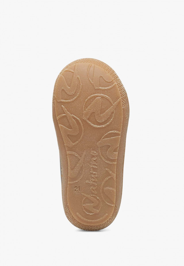 NATURINO COCOONLauflernschuhe aus Leder mit Wollfutter, Braun