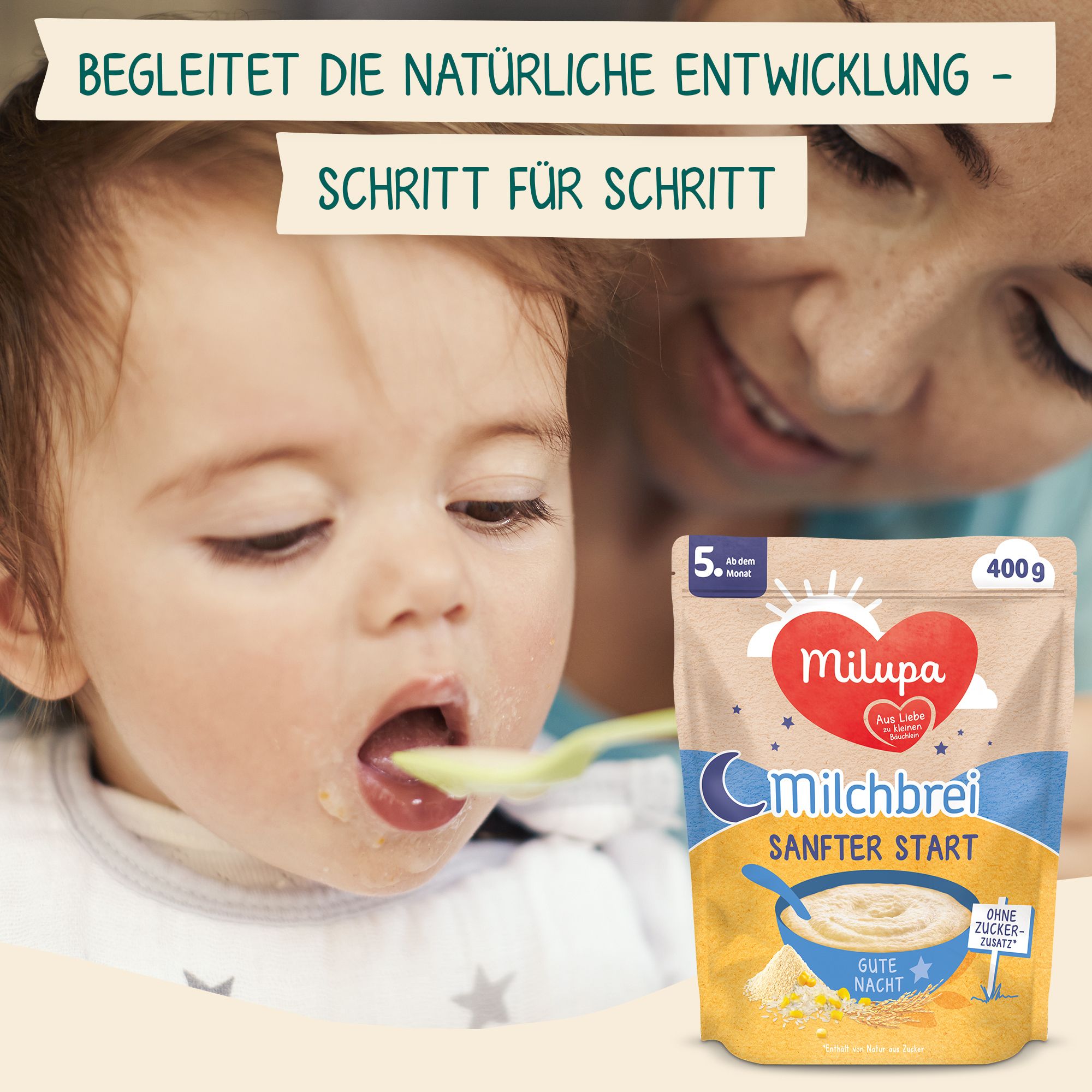 Milupa Gute Nacht Milchbrei Sanfter Start ab dem 5 Monat