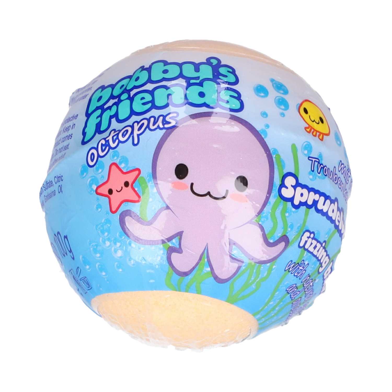 Elina Kids Bobby`s Friends Sprudelnde Badekugel 100 g 3fach