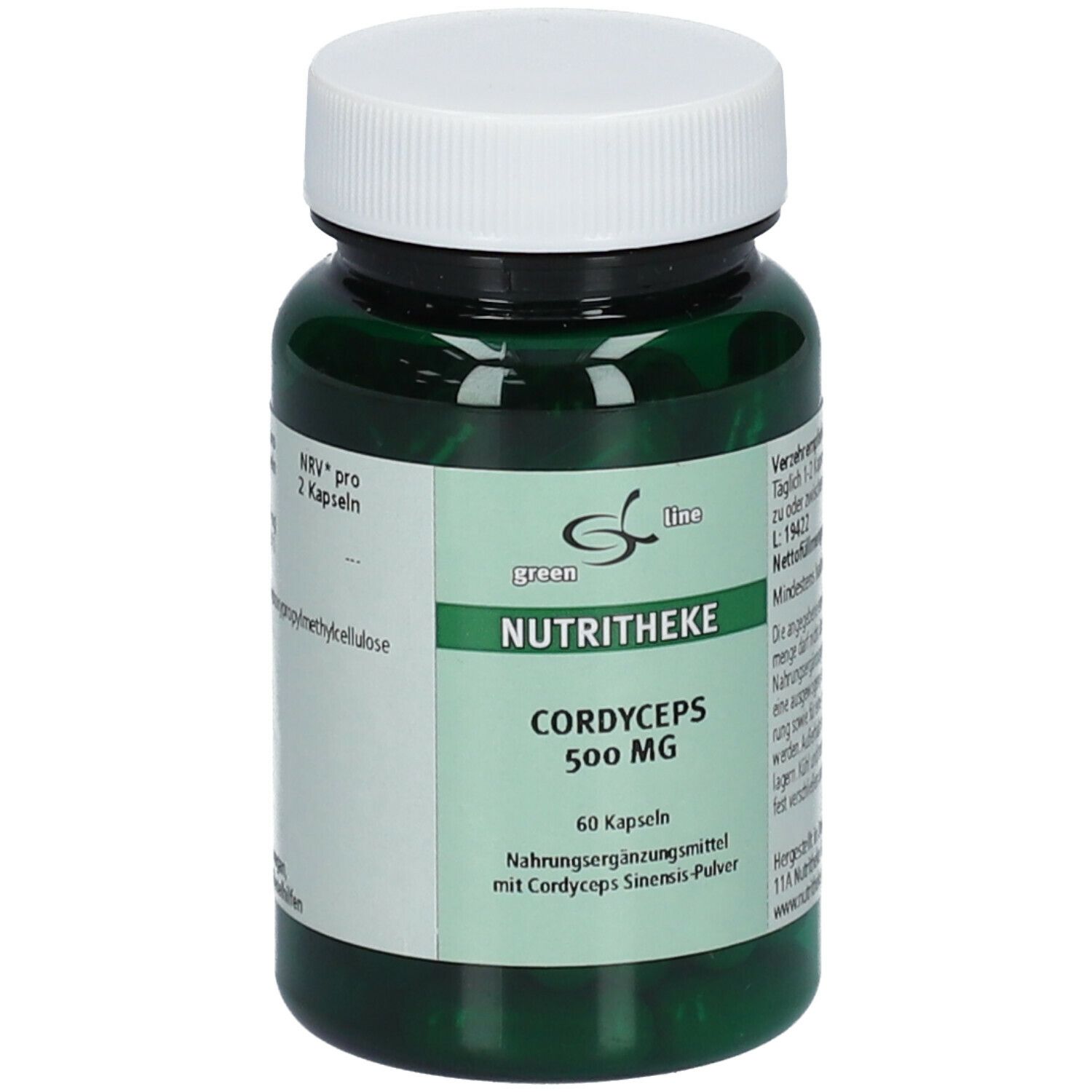 green line NUTRITHEKE CORDYCEPS 500 mg