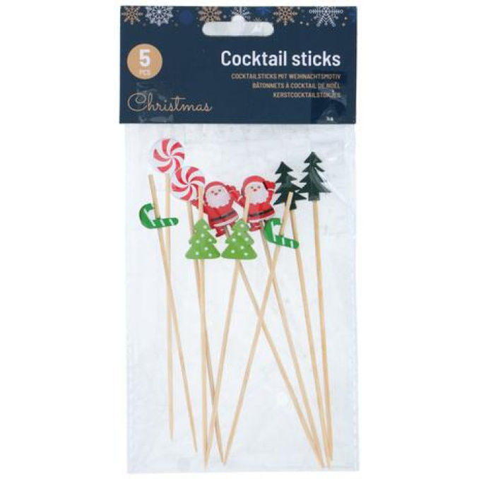 Cocktailsticks Weihnachten, 10 Stück von EDCO