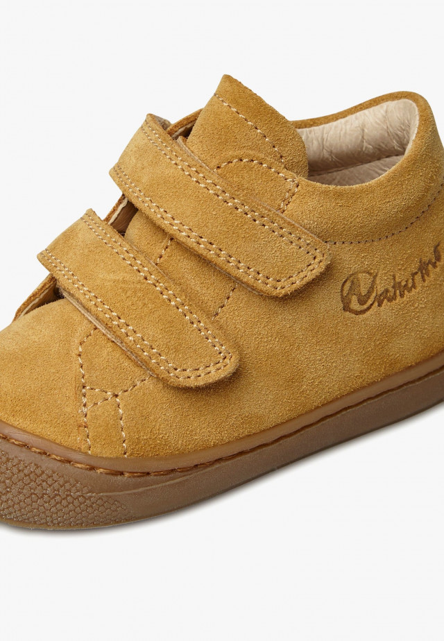 NATURINO COCOON VLLauflernschuhe aus Veloursleder, Kürbis