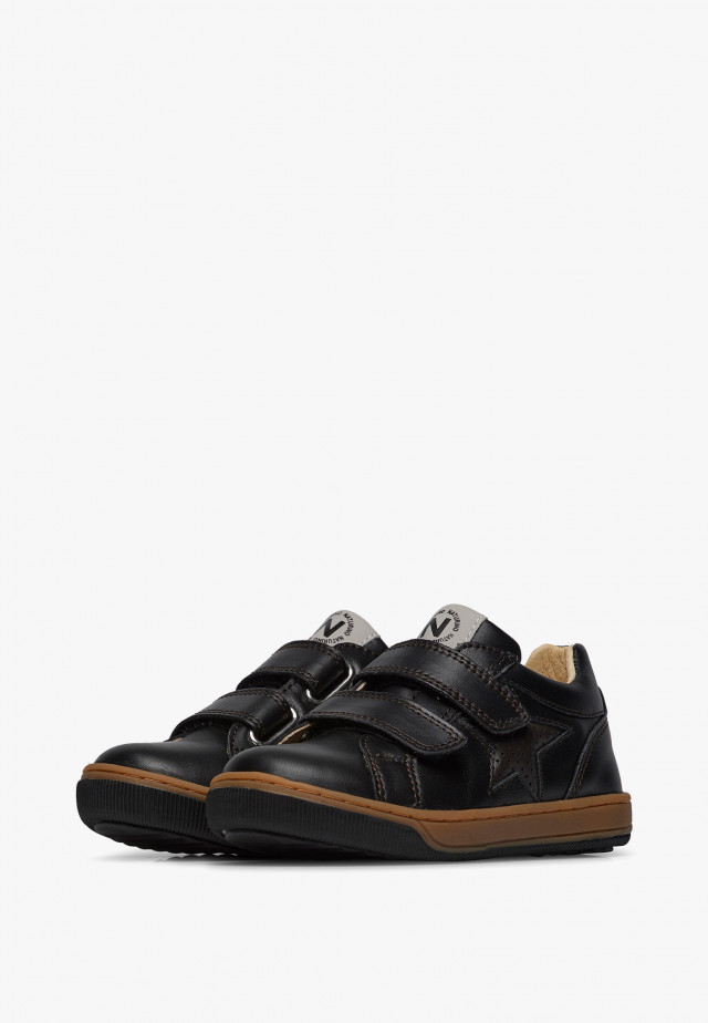 NATURINO MINDS VL.Sneakers aus Leder, Schwarz