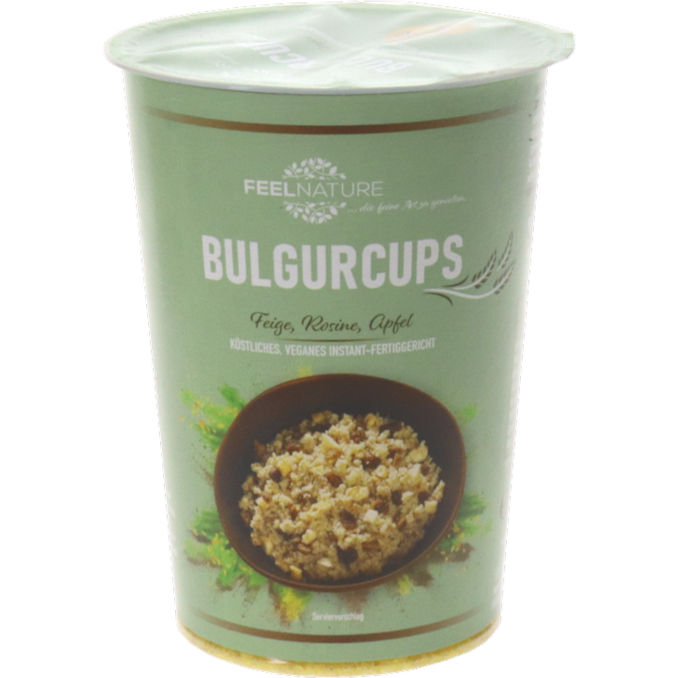 Bulgurcup Feige, Rosine & Apfel, 160 G von FEELNATURE