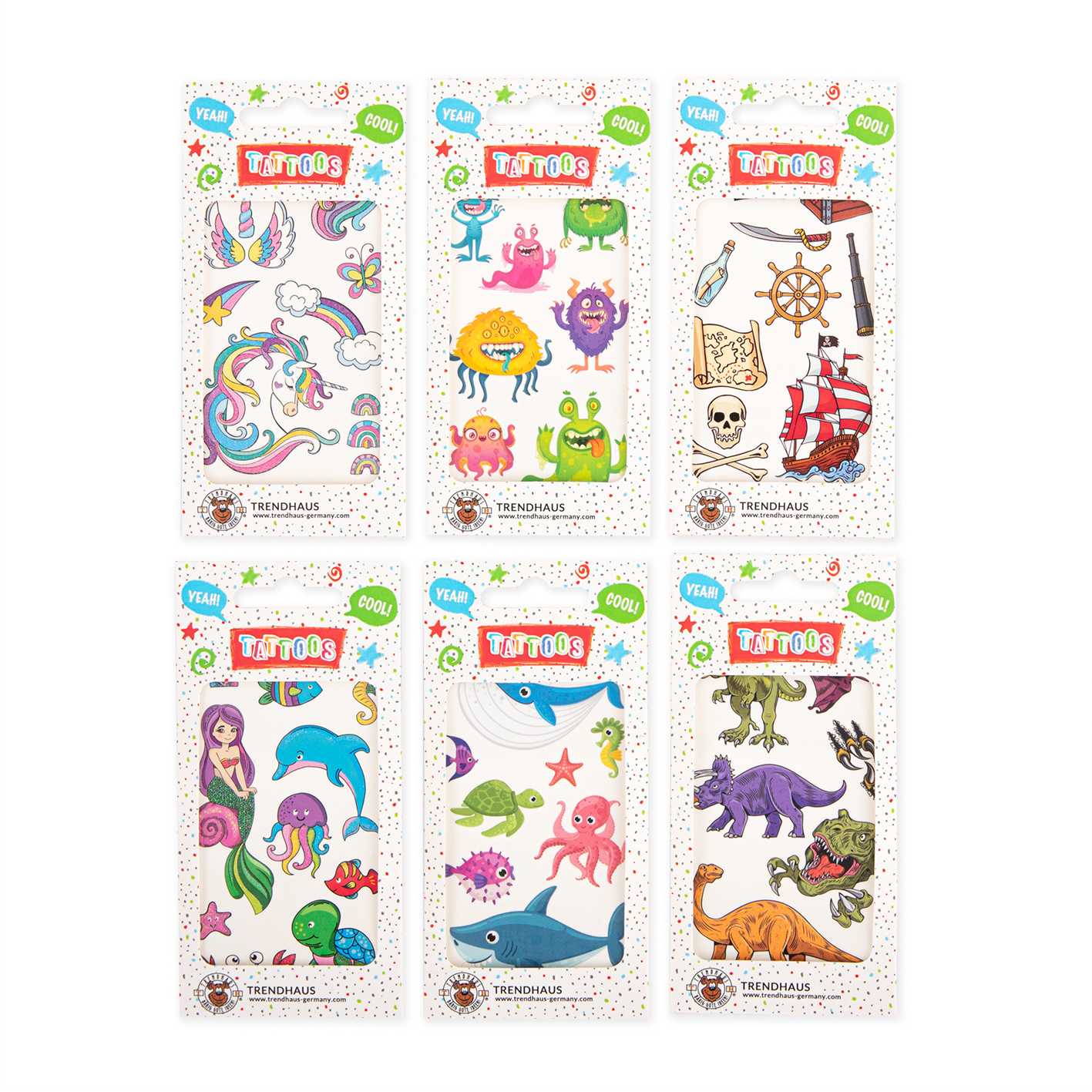 Kinder-Tattoos 1 Bogen