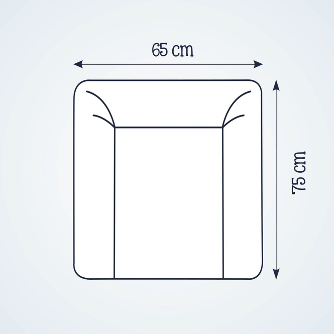 Wickelauflage Softy - Otti - ca. 65 x 75 cm