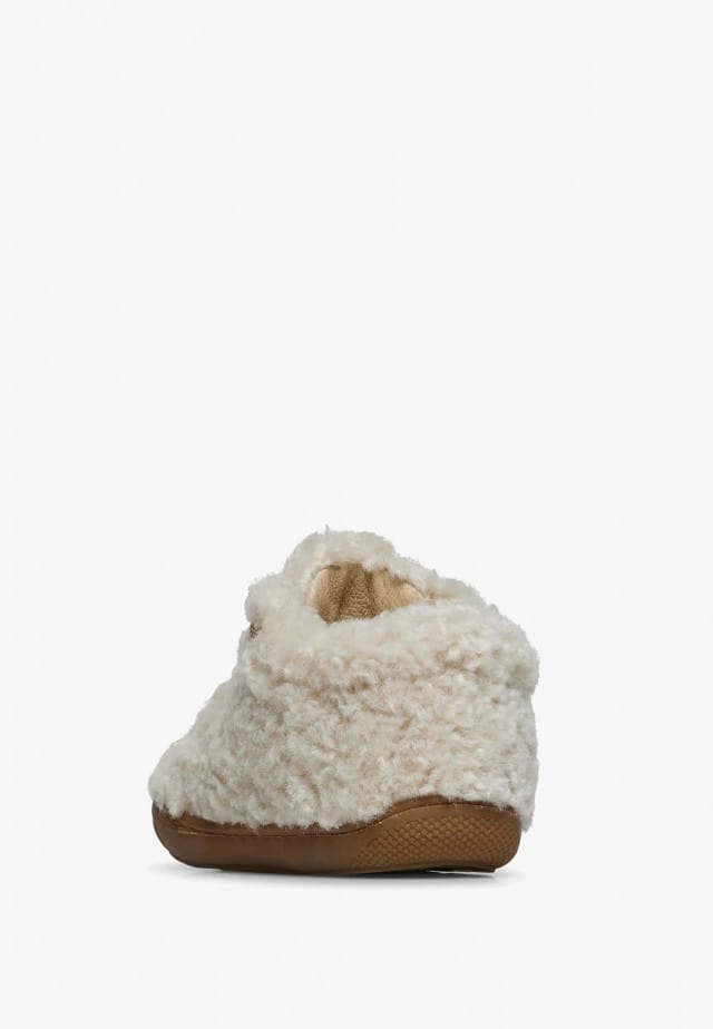 NATURINO COCOON FURLauflernschuhe aus Wolle, Cremeweiß