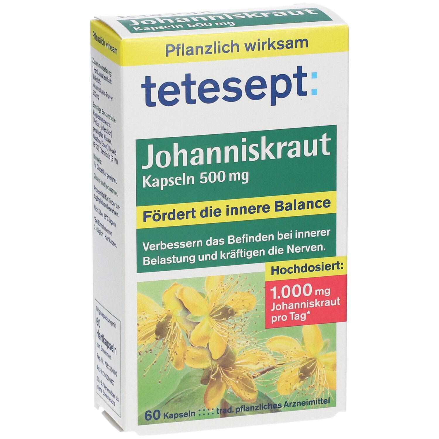 tetesept® Johanniskraut Kapseln 500 mg