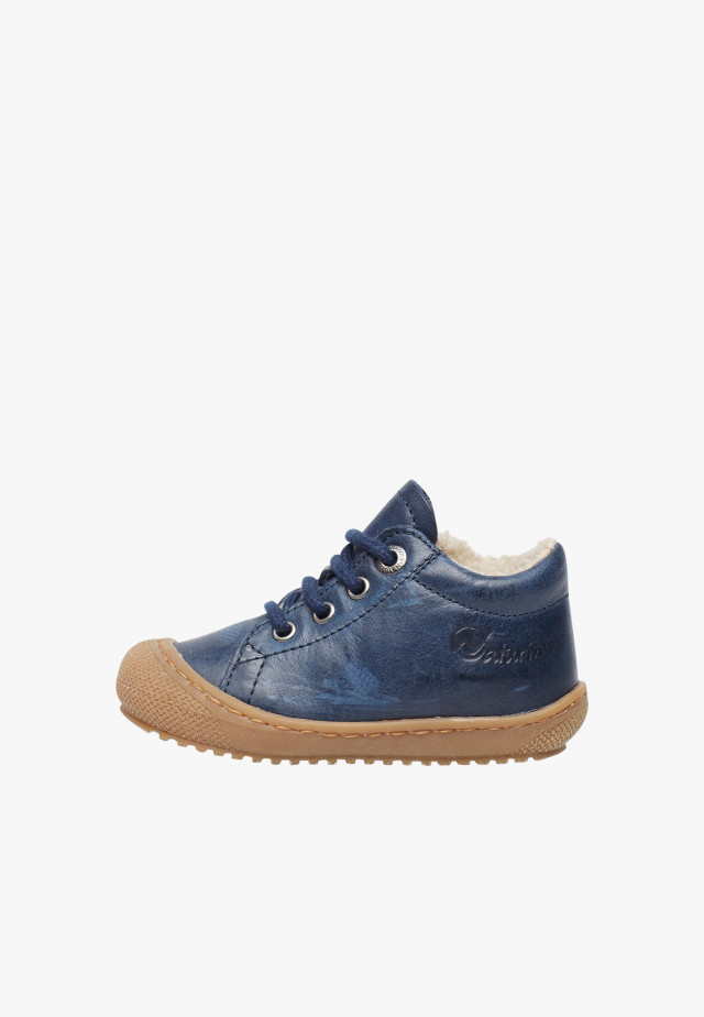 NATURINO RACOONLauflernschuhe mit Wollfutter, Blau