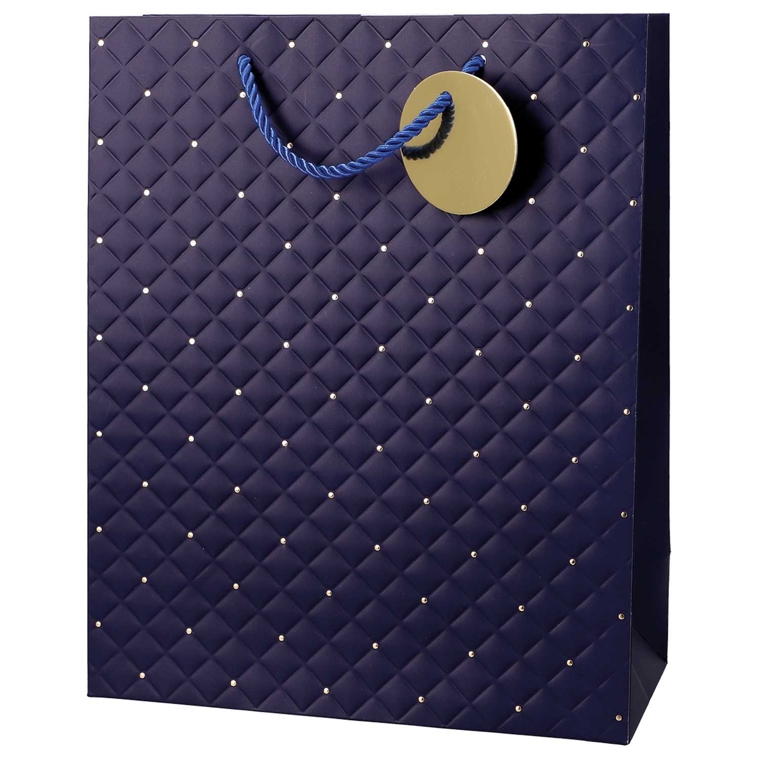 novooo Geschenktüte A5 Raute Gold 3f