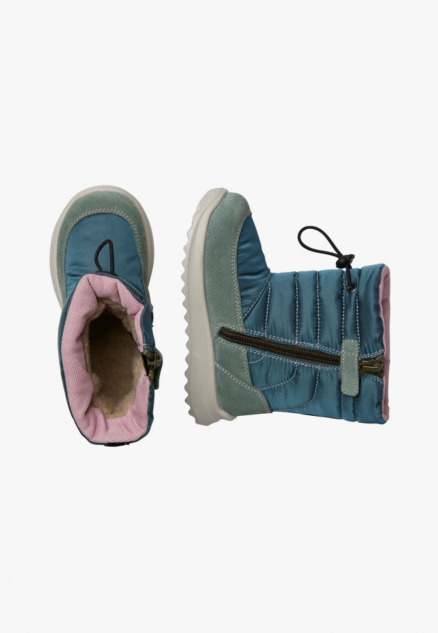 NATURINO MIRRIA WPStiefel aus Veloursleder und technischem Gewebe, Salbei
