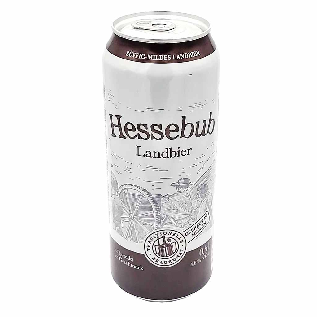 24x Hessebub Landbier 0,5L Dosen 4,8% Vol. 12Liter MHD:27.8.25