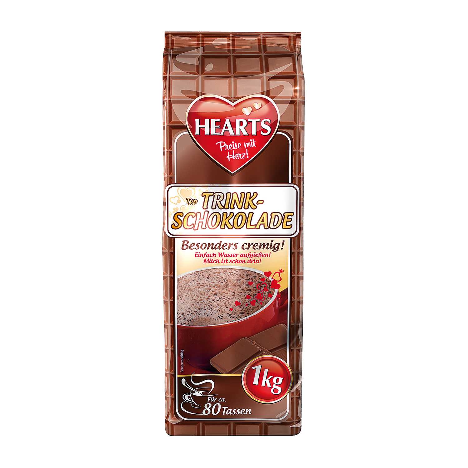 Hearts Trinkschokolade 1 kg