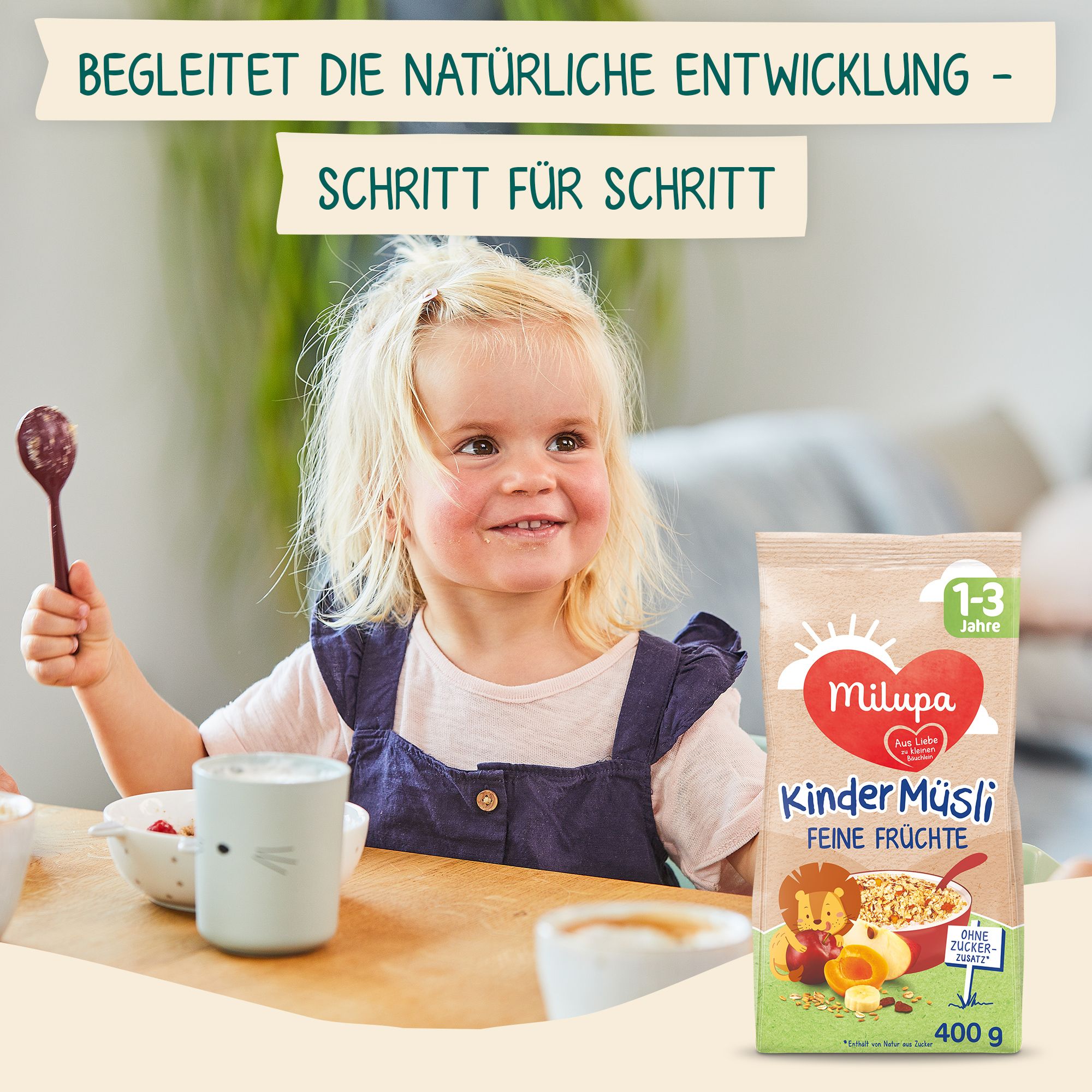 Milupa Kinder Müsli Feine Früchte