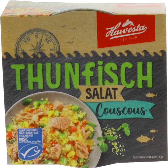 Thunfischsalat Couscous, 160g von Hawesta