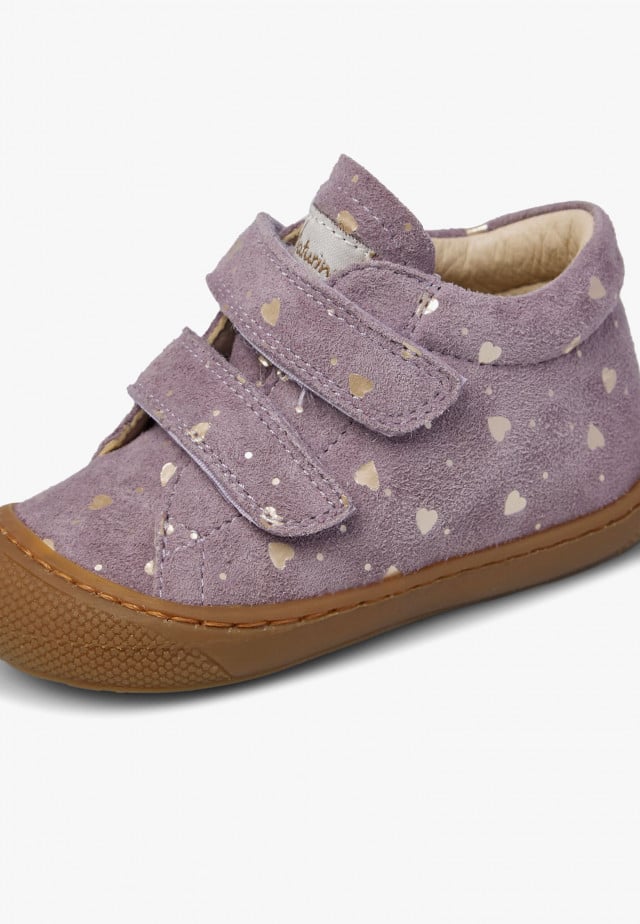 NATURINO COCOON VLLauflernschuhe aus Veloursleder, Violett